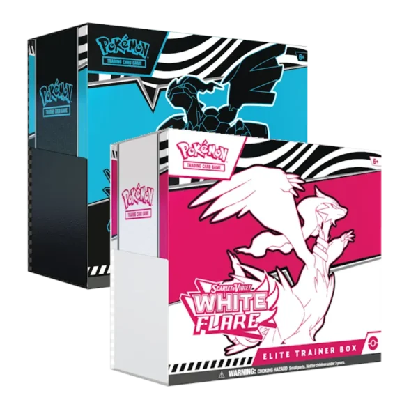 Pokémon - Black Bolt & White Flare - Elite Trainer box COMBO